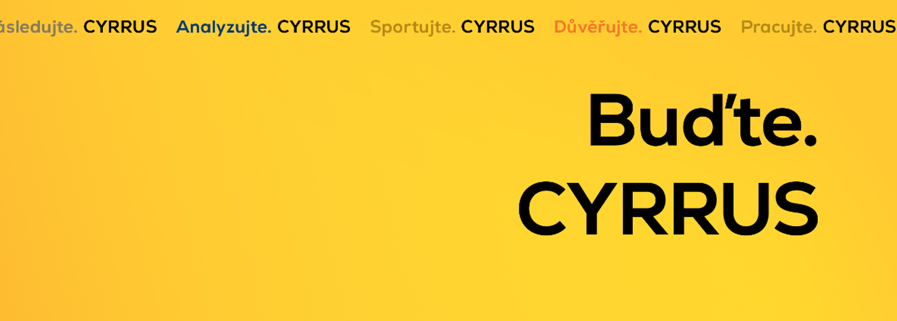 CYRRUS a.s. - Cover photo