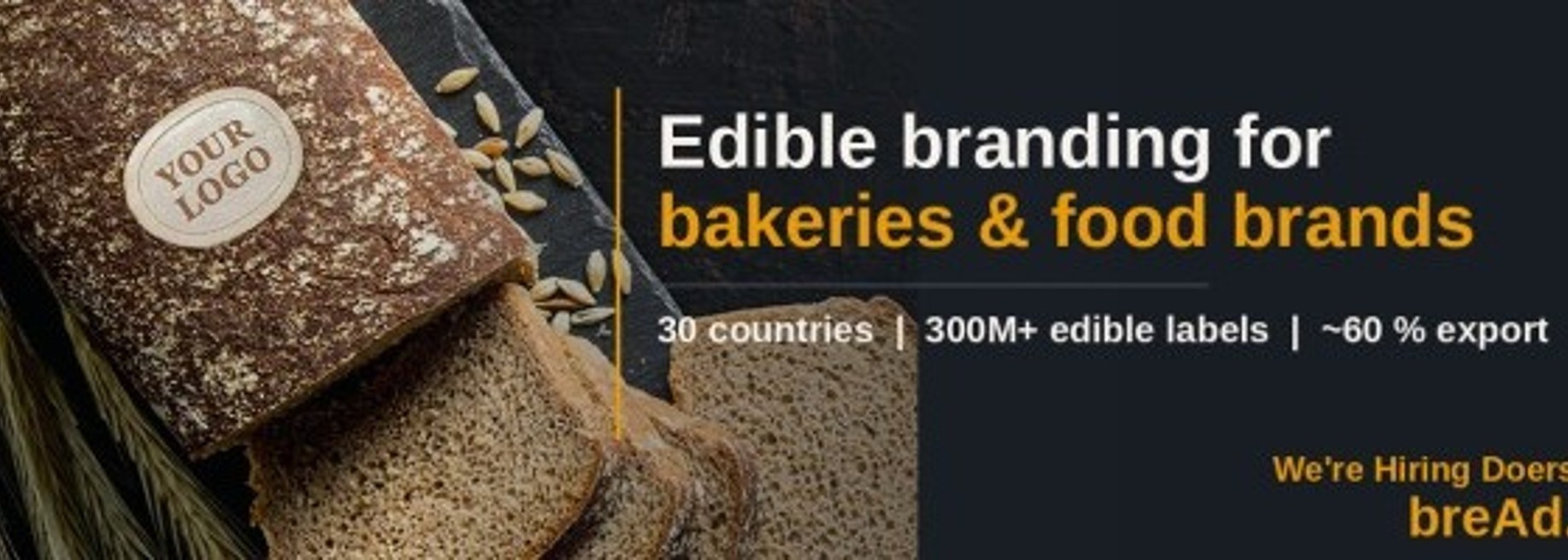breAd. & edible labels s.r.o. - Cover photo