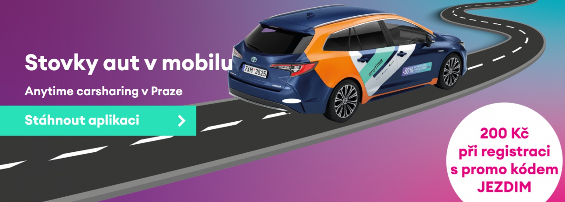 Anytime Carsharing CZ - Cover photo