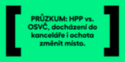 PRŮZKUM: HPP vs. OSVČ, docházení do kanceláře i ochota změnit místo. Jsou tu výsledky každoročního průzkumu StartupJobs!