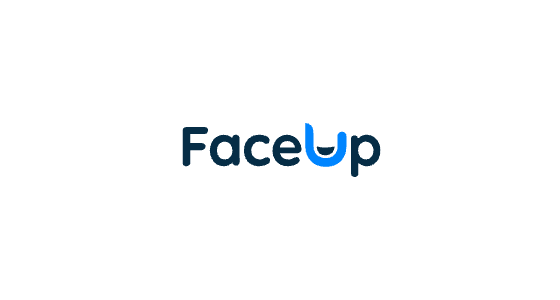 FaceUp 💙 - logo