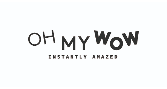 oh my wow - logo
