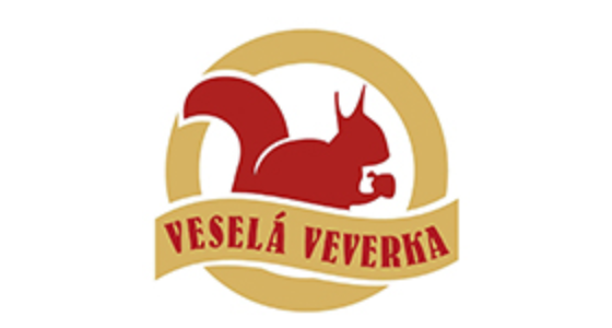Veselá Veverka - logo