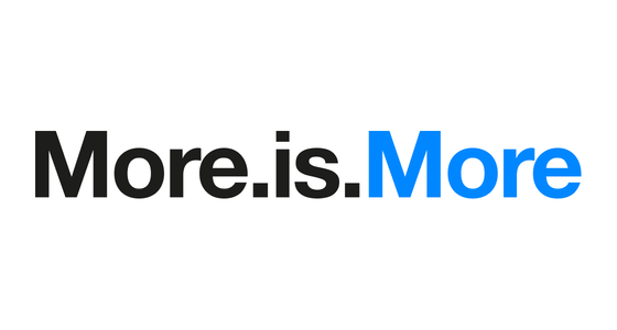 More.is.More logo