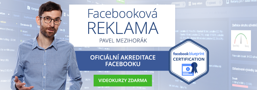 Facebooková reklama - Pavel Mezihorák cover