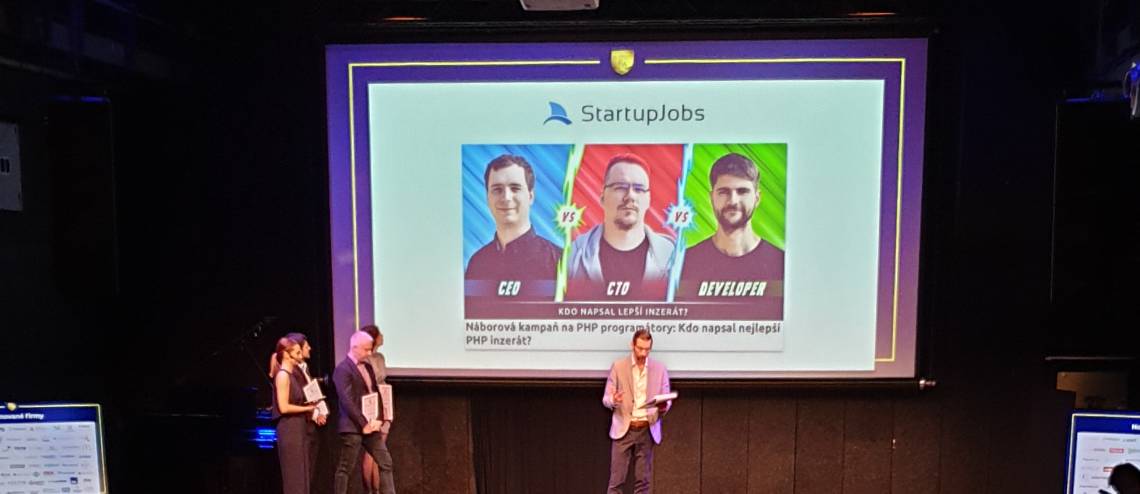 Nejlepší náborová kampaň a pracovní inzerát jsou ze StartupJobs