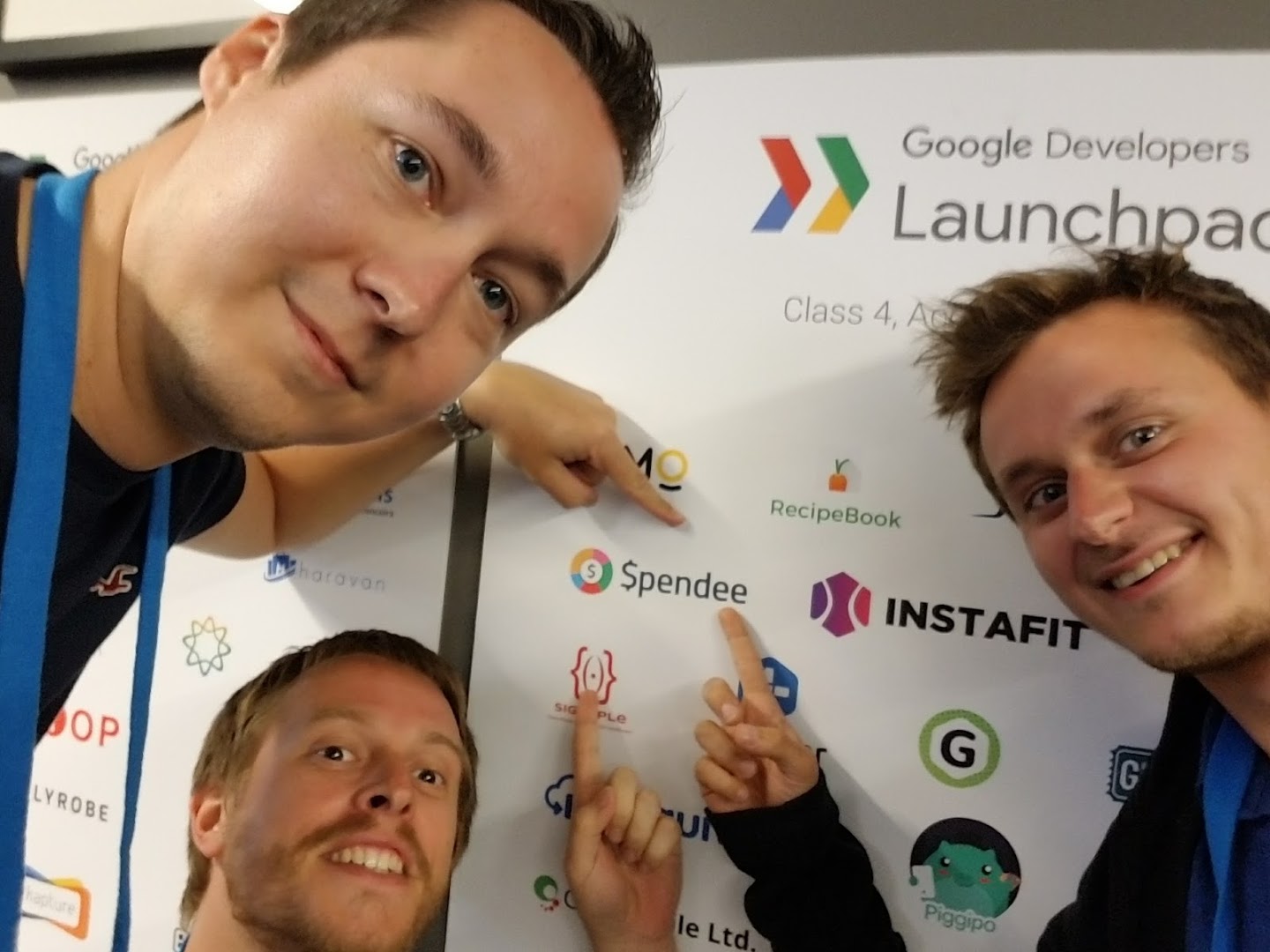 Tým Spendee na Google Launchpad Accelerator (vlevo CEO David Nevečeřal, vpravo CSO Jakub Sechter), archiv Spendee